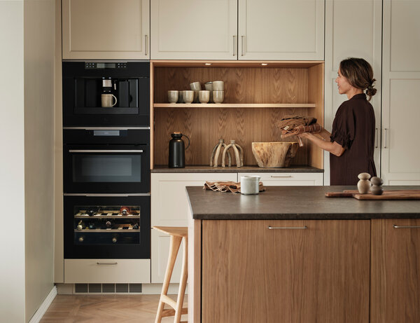 Köksinspiration Wood ek vitpigment och Gastro ostronbeige