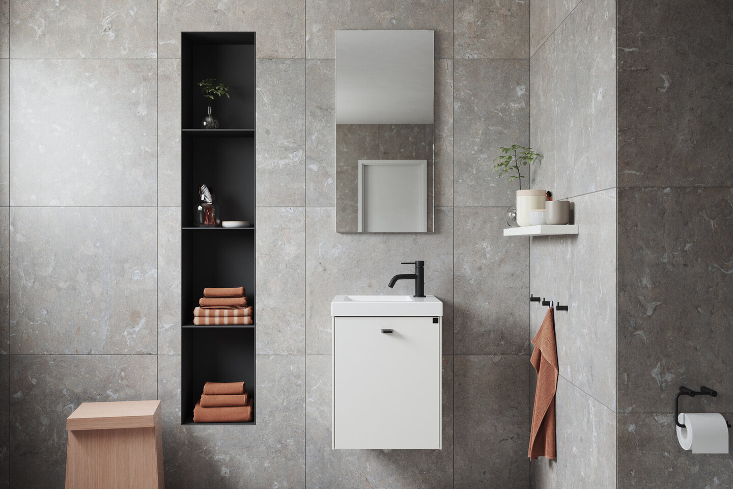 Badrumsinspiration Compact linnevit Badrumsinspiration Compact linnevit