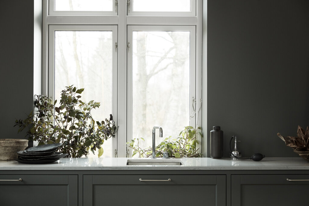 Köksinspiration Gastro gröngrå