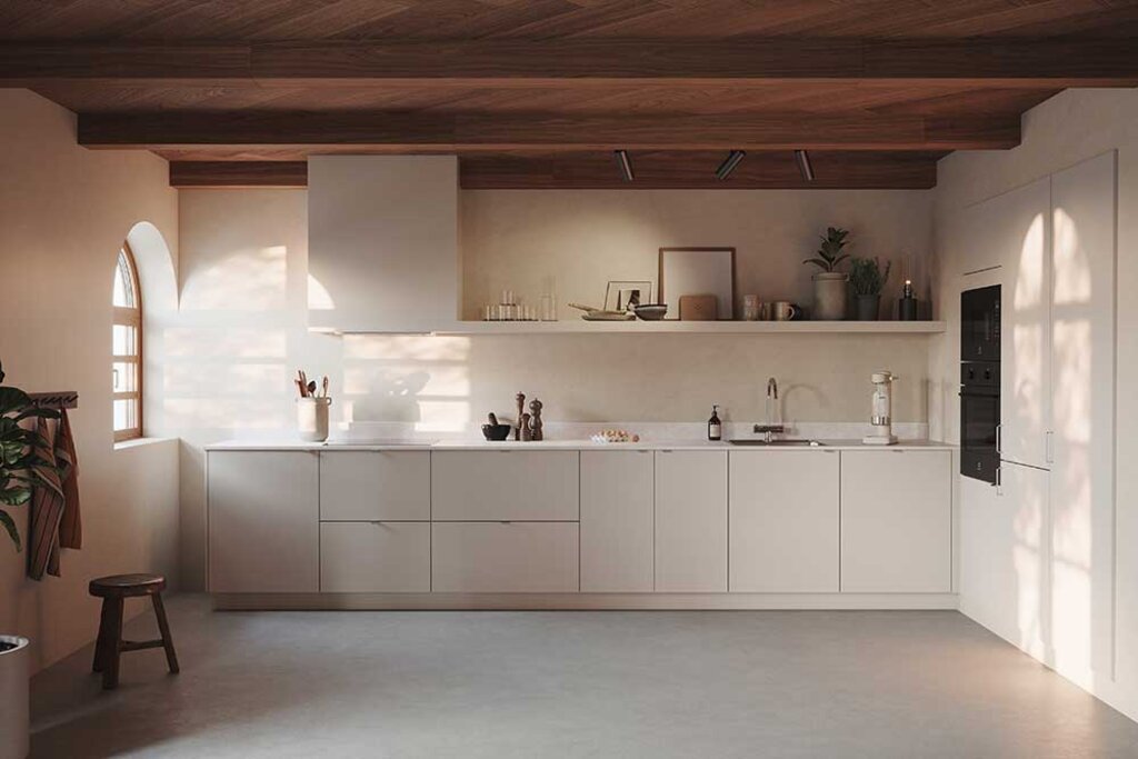 Kökslucka Primo, utförande vit Kökslucka Primo, utförande vit