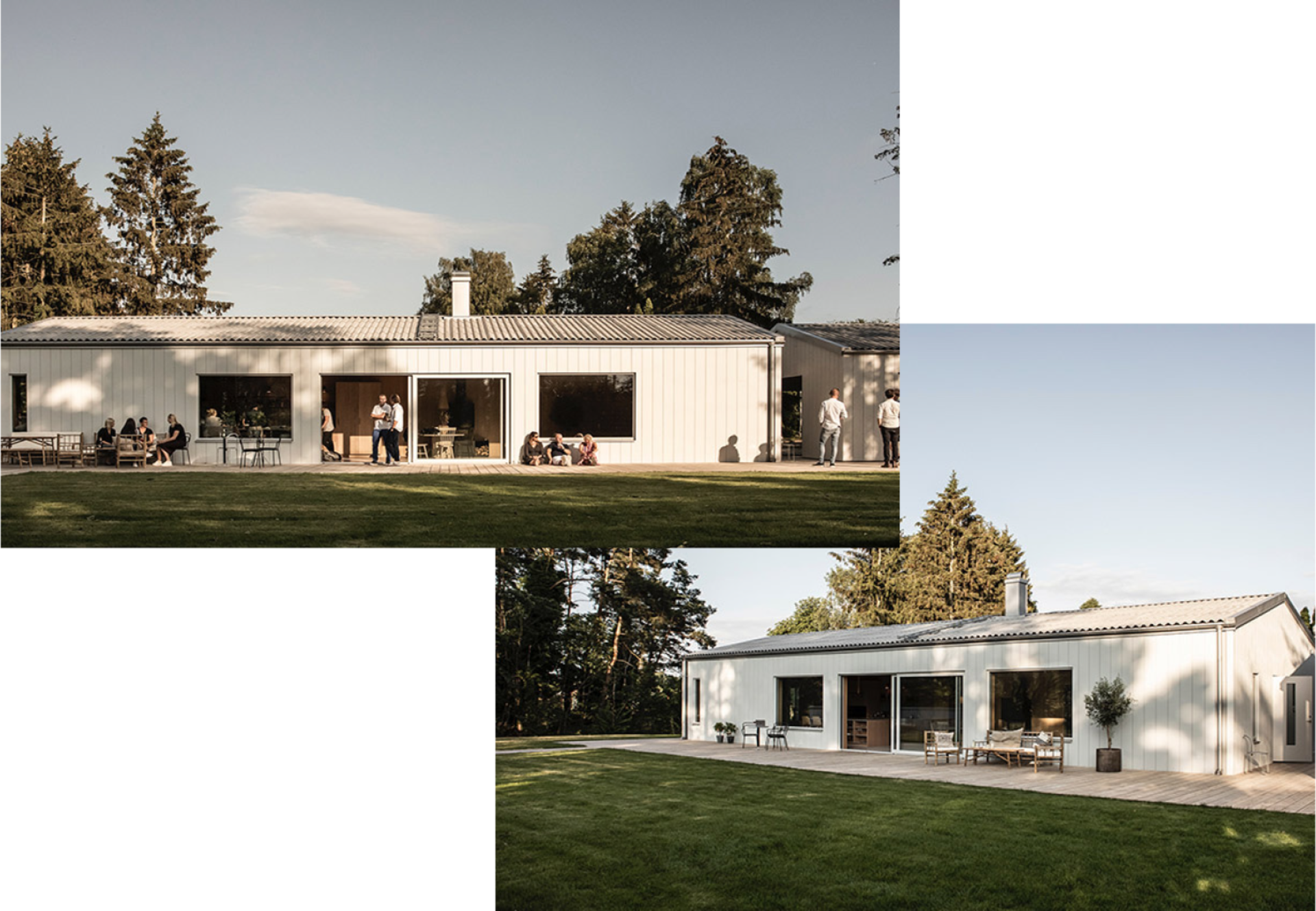 Utsidan på härliga Villa Grå