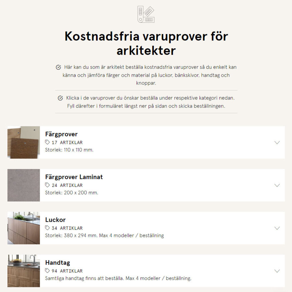 varuprover arkitekt