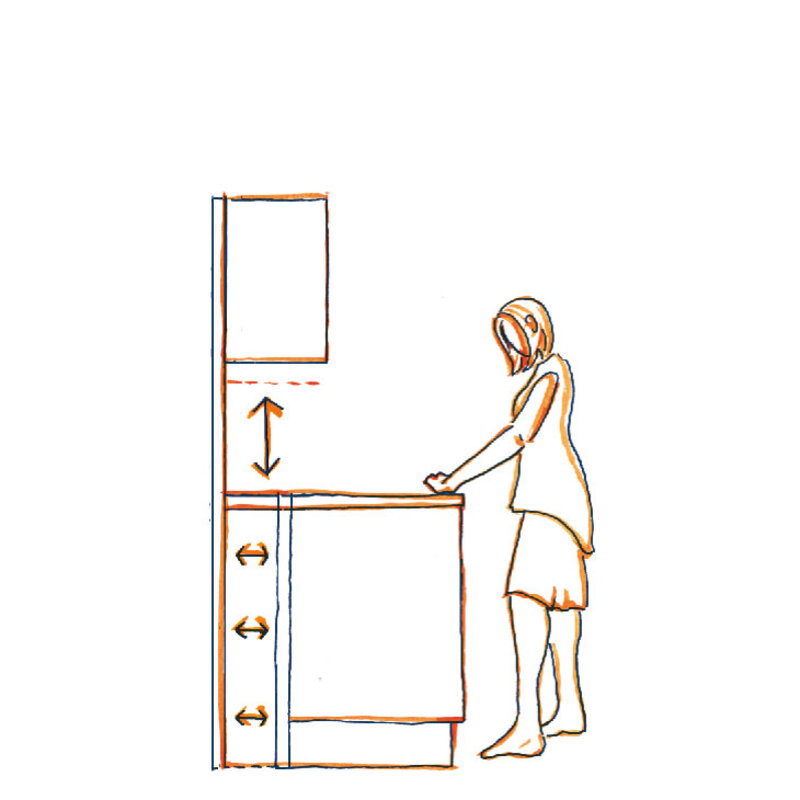 Köpa nytt kök: Utskjuten spis och bänkskåp