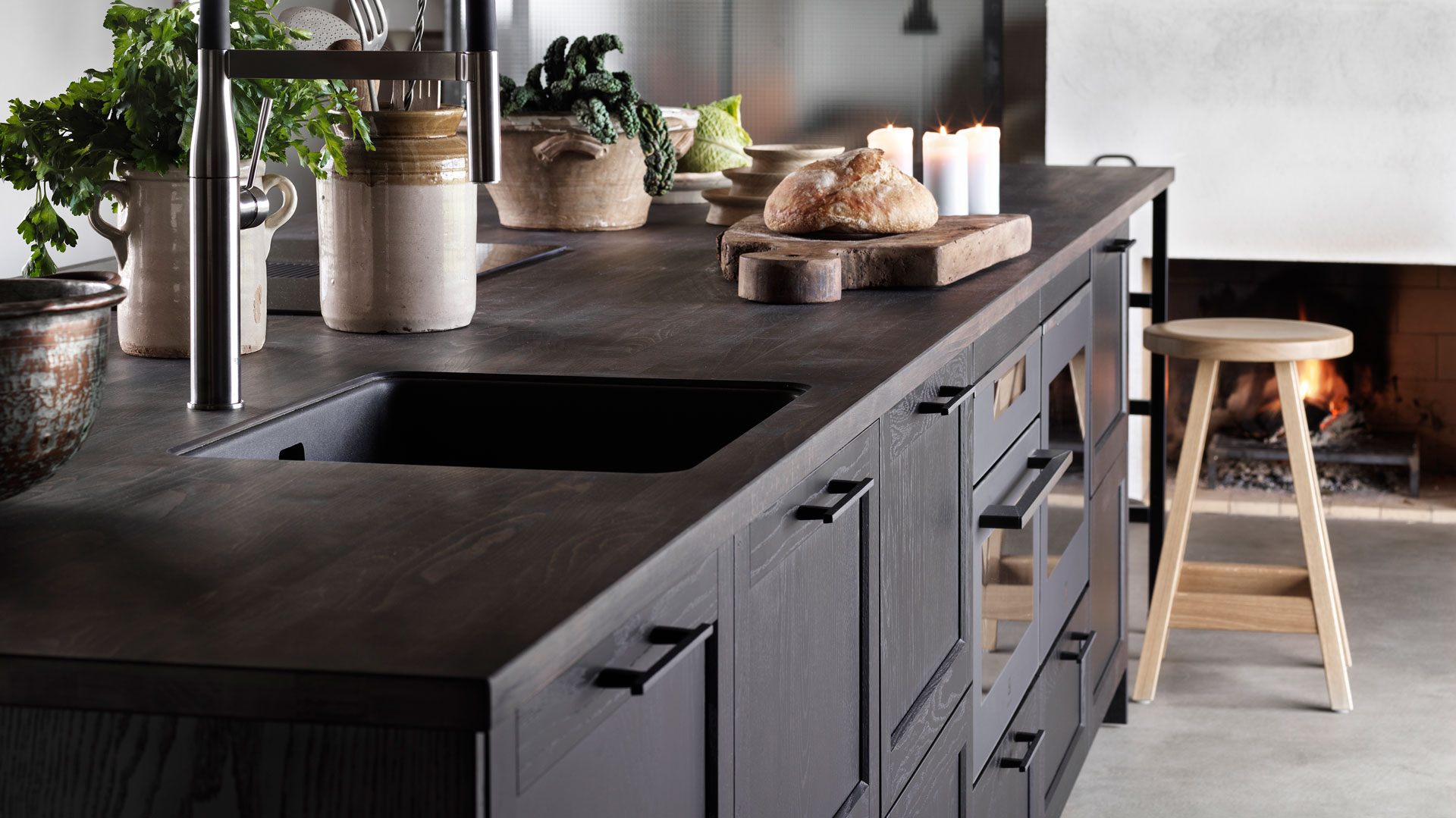 Kök - Bänkskiva i trä