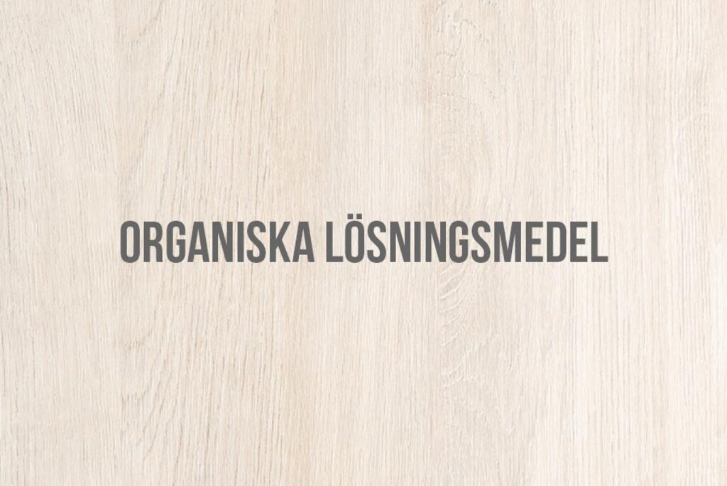 Organiska lösningsmedel