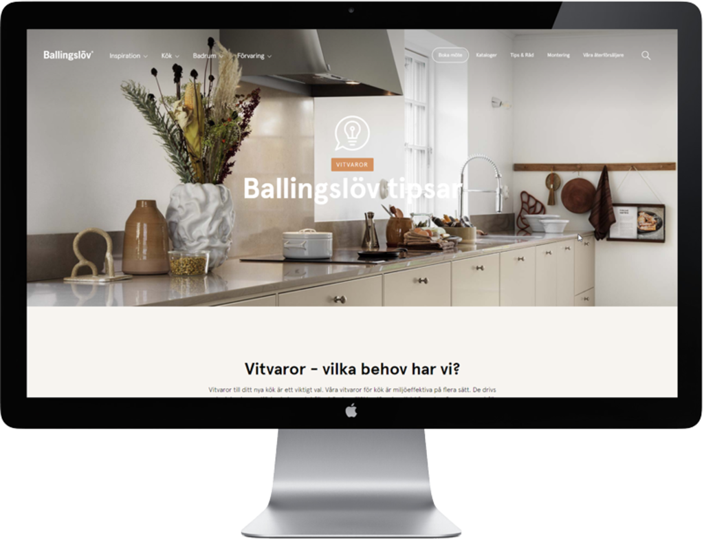 Kök - Behovsanalys vitvaror