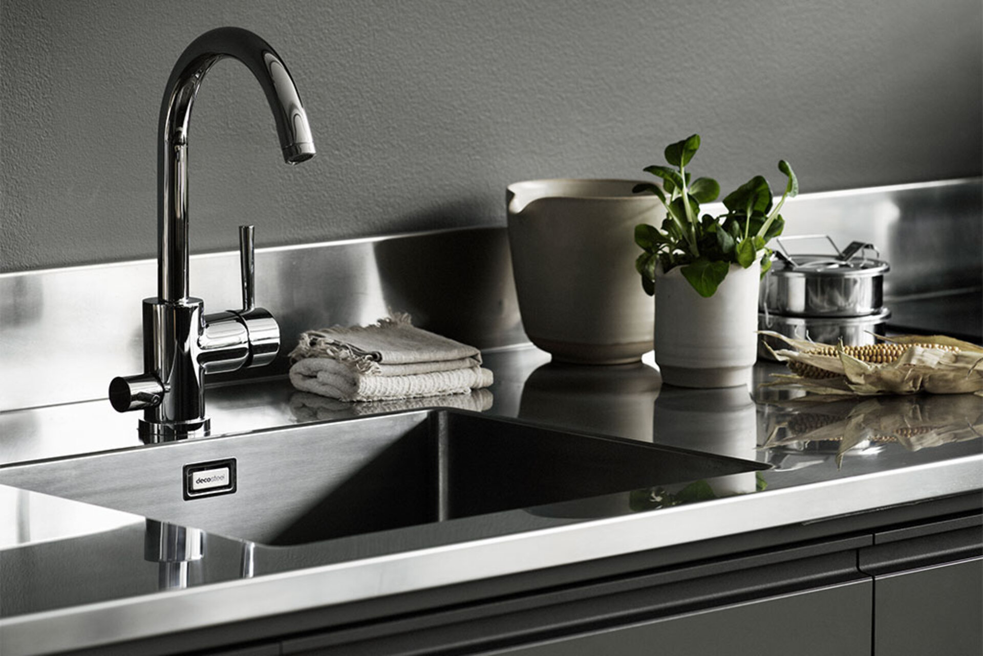 En rostfri diskbänk tål det mesta