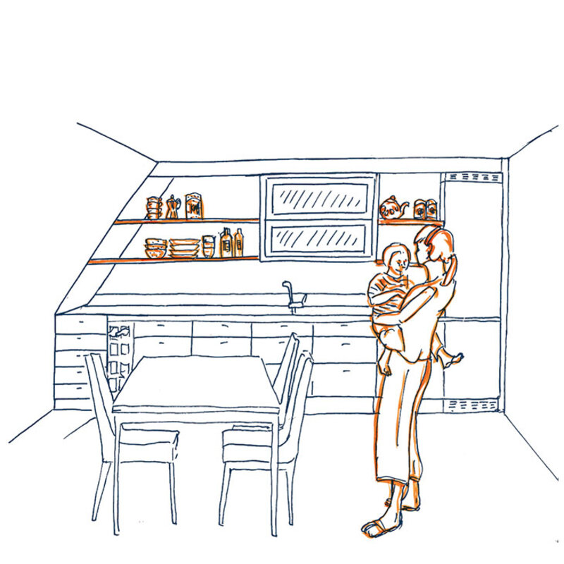 Köpa nytt kök: Öppna hyllor istället för skåp