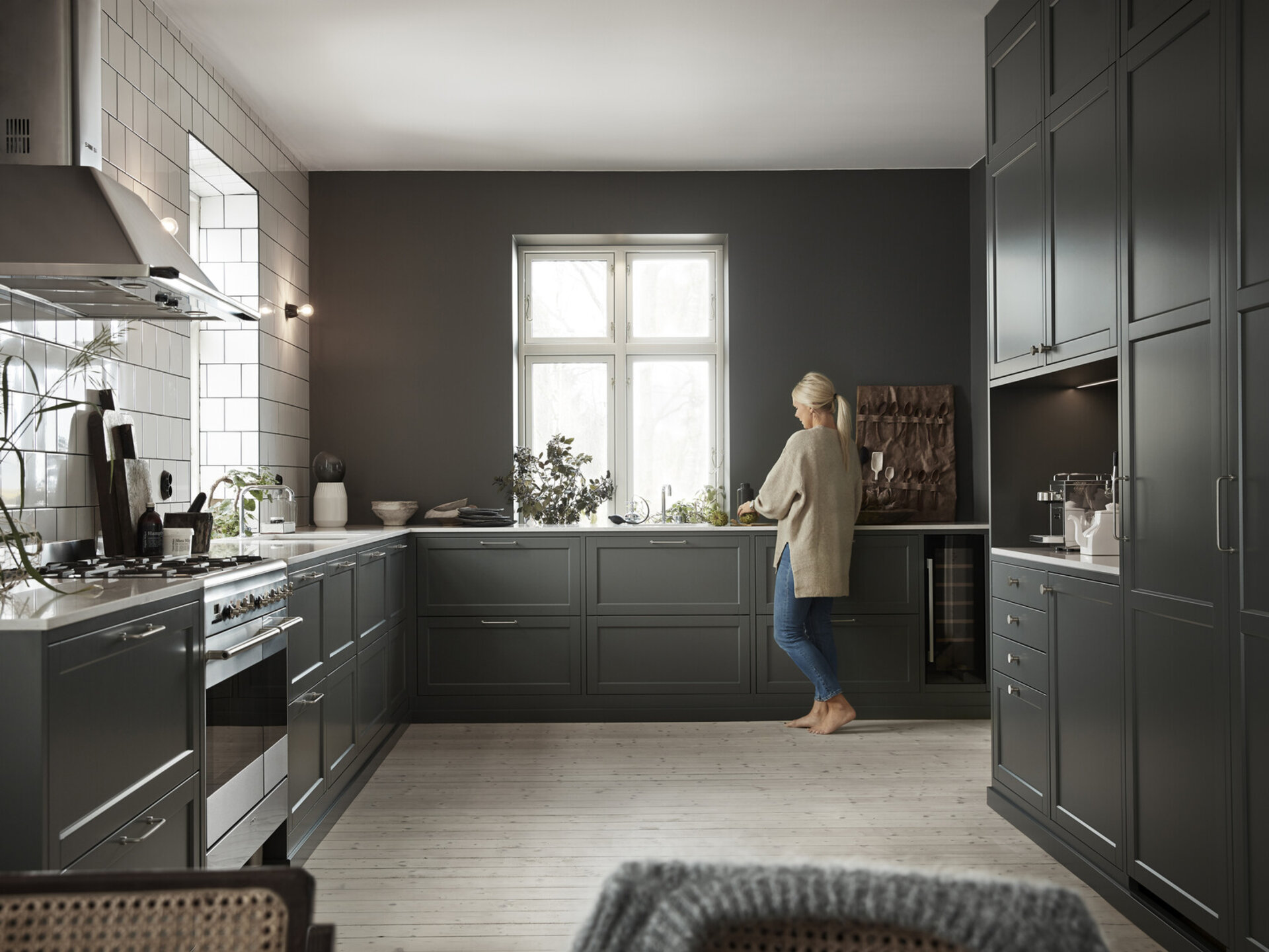 Köksinspiration Gastro gröngrå