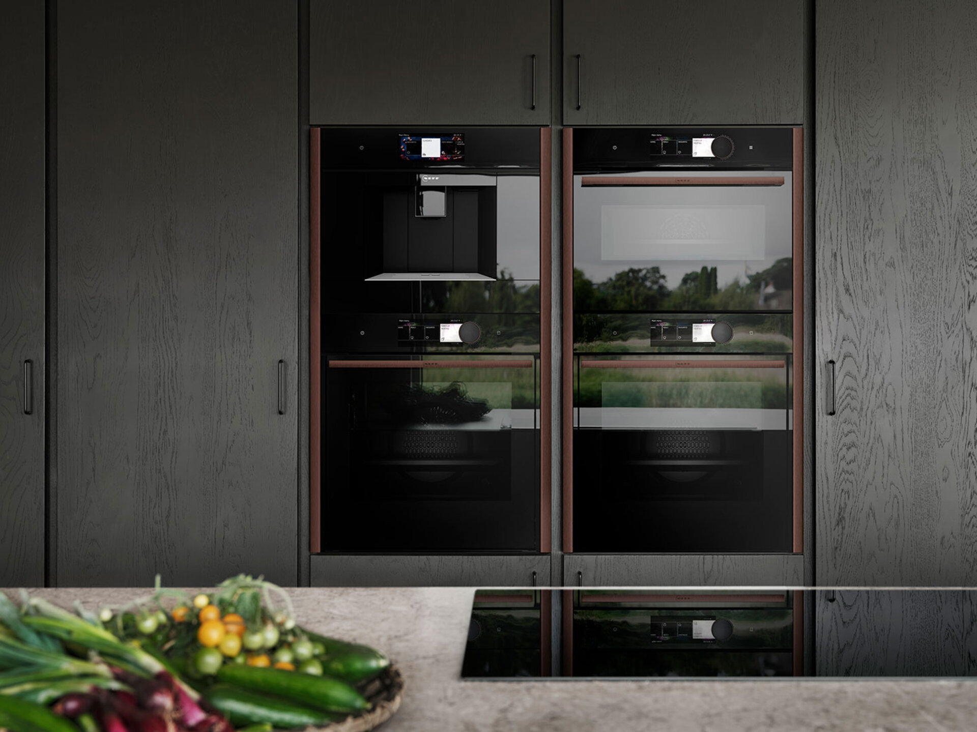 Vitvaror från Neff - brushed bronze Vitvaror från Neff - brushed bronze