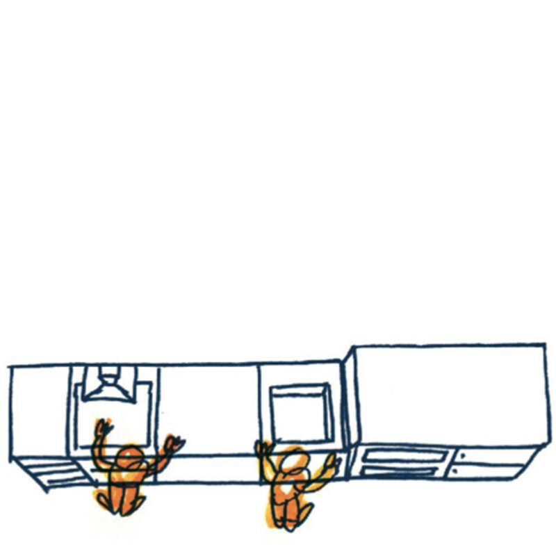 Planlösning: rakt kök Planlösning: rakt kök