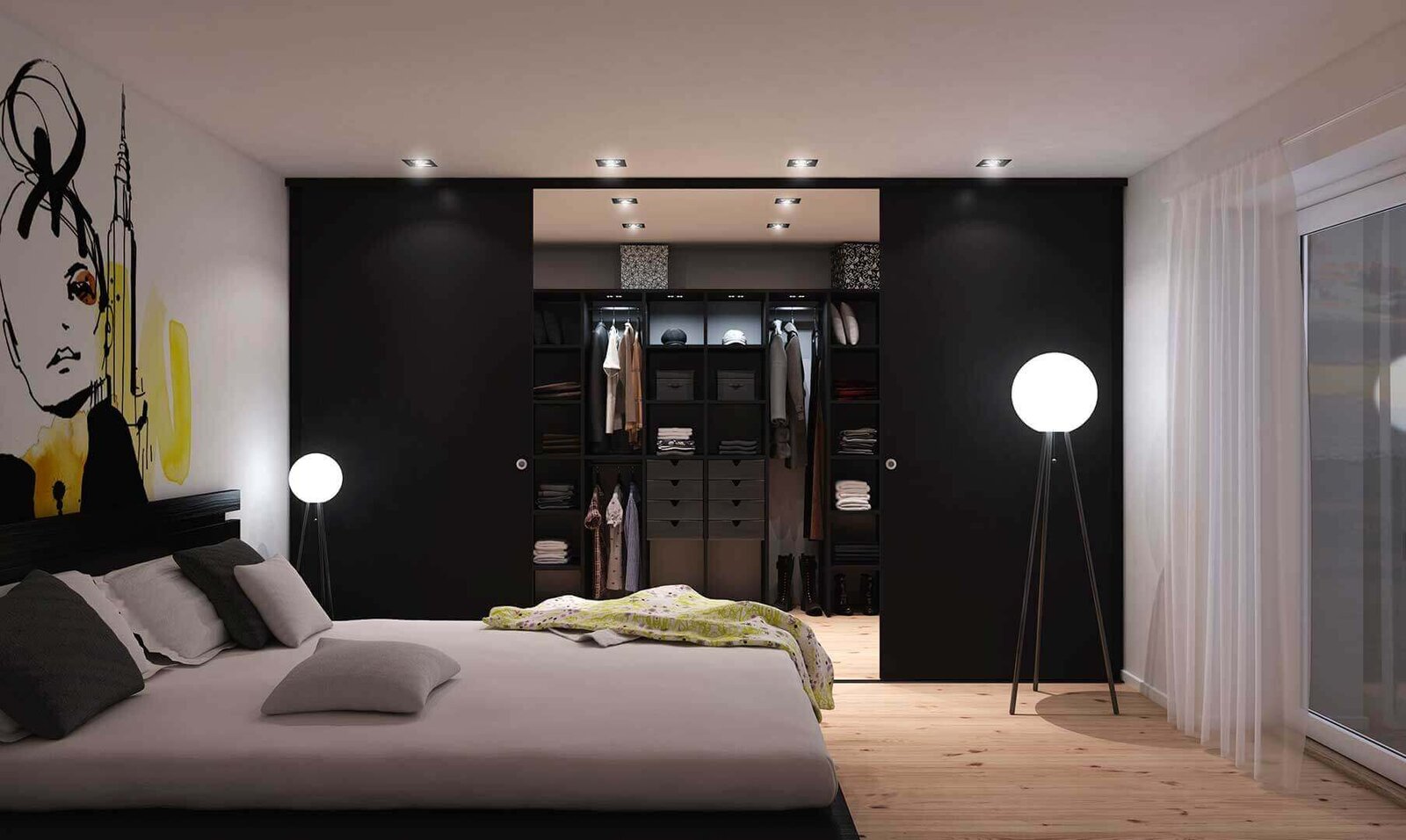 Garderobsinspiration walk in-closet Garderobsinspiration walk in-closet