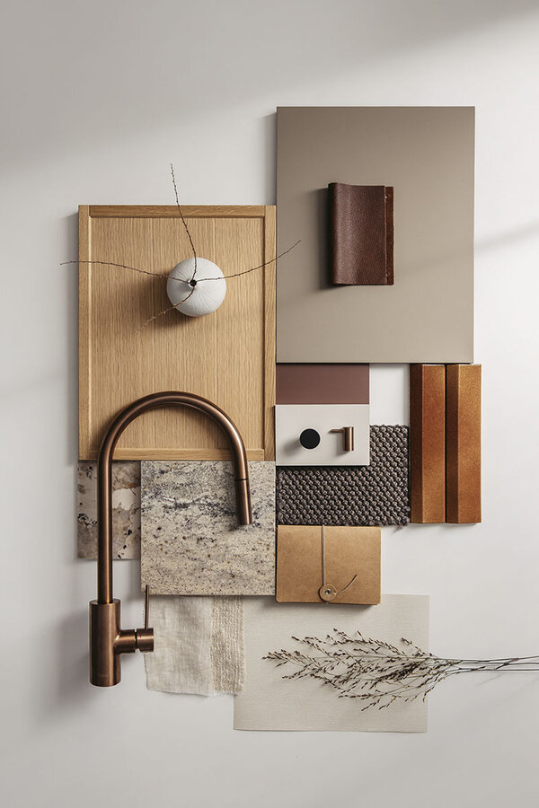 Moodboard Japandi stil